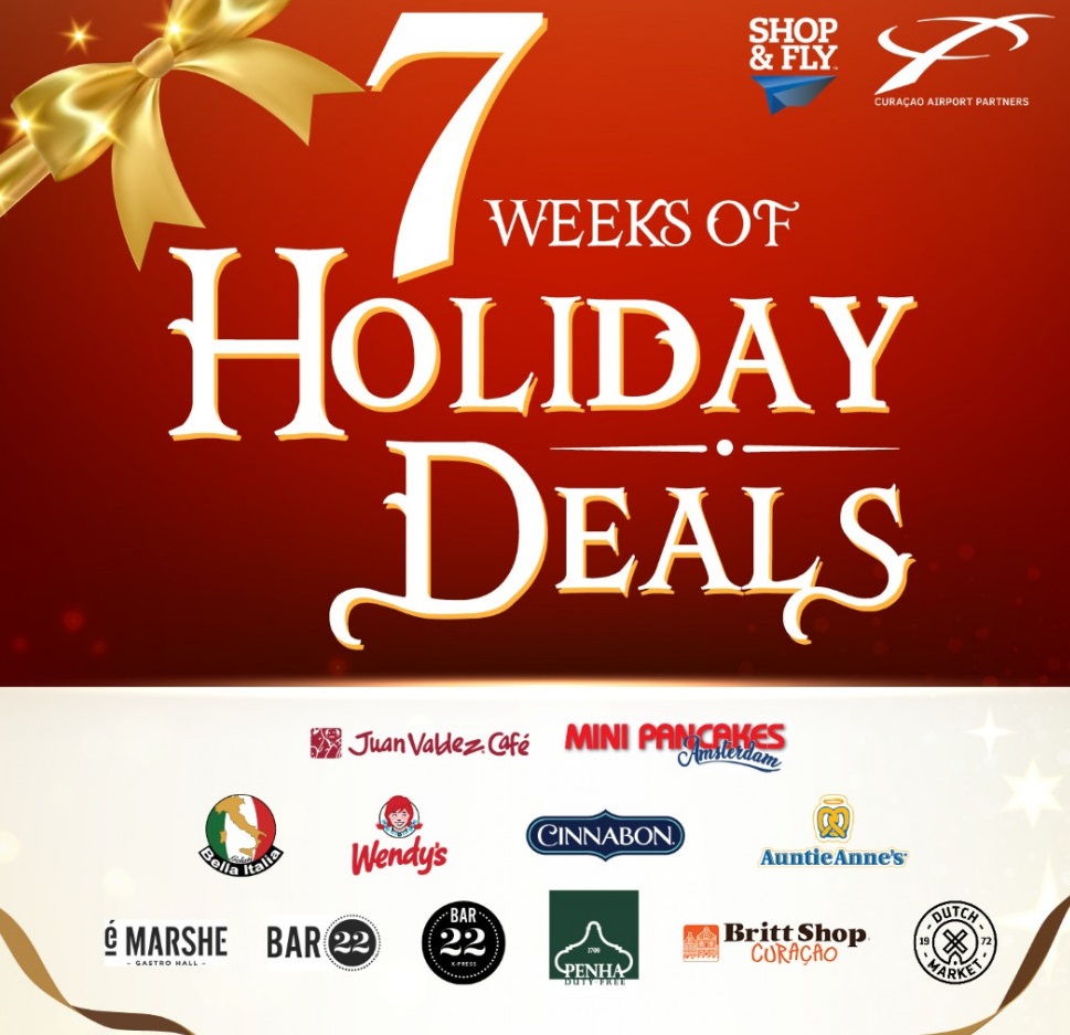 7 weeks of holiday deals at Curaçao National Airport