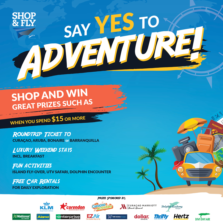 Say yes 2 adventure campaign at Curaçao National Airport
