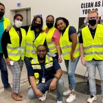 Employees of Curaçao National Airport posing at the ‘Airport Safety & Security Week’