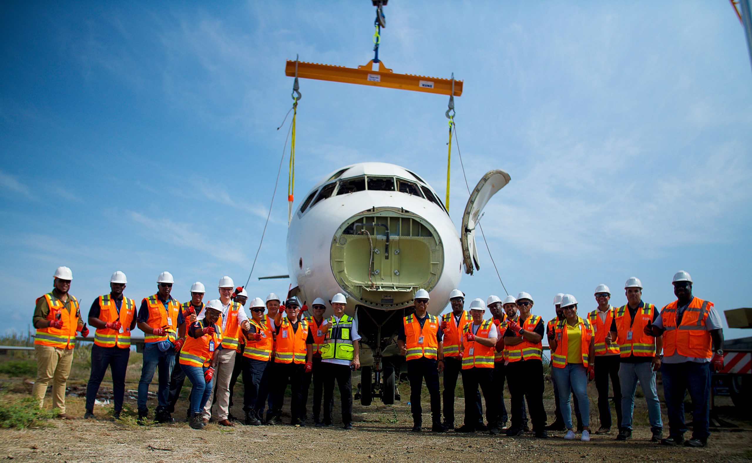 Successful conclusion of weeklong Aircraft Recovery training at CUR